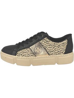 Rieker Balisa Flatform Sneakers US 8 – Cheetah Print/Gold